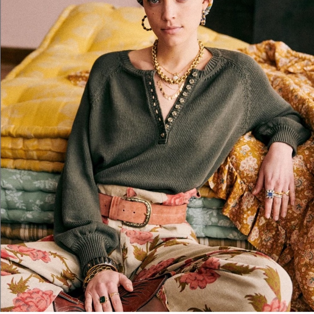 (Sezane) Leontine Jumper Khaki